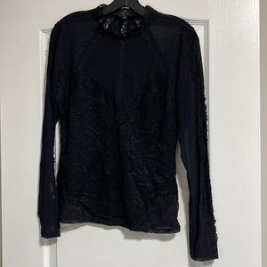 Guess Lace Long Sleeve Top